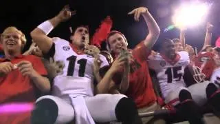 UGA celebrates three-peat against Florida