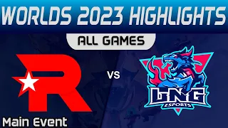 KT vs LNG Highlights ALL GAMES R4 Worlds Main Event 2023 KT Rolster vs LNG Esports by Onivia