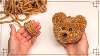 How to make a Teddy bear from knitting threads!