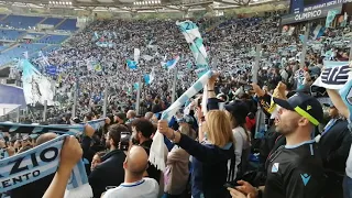 16/10/2021 LAZIO-INTER=3-1 SALUTO CURVA NORD AD INZAGHI + VOLO OLIMPIA