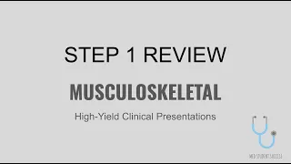 USMLE STEP 1 HIGH YIELD MSK & ANATOMY | MED STUDENT SUCCESS | MUSCULOSKELETAL PATH