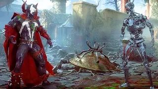 Mortal Kombat 11 Spawn Vs Endoskeleton Terminator Gameplay MK11