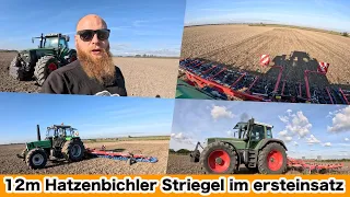 FarmVLOG#670 - Deutz DX 6.16 im erst Einsatz mit dem 12m Striegel