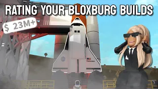 RATING PRO BLOXBURG BUILDS | roblox