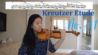 Kreutzer Etude no. 11 (with score)