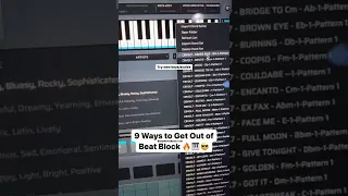 9 Ways to Get Out of Beat Block 🔥🎹😎