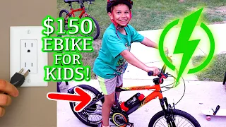 Assembly and review: $150 Kent Torpedo eBike for Kids