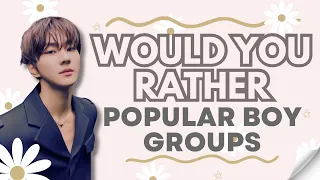 K-Pop Would You Rather - Popular Boy Groups [33 Rounds]
