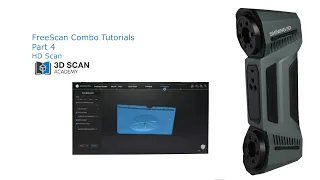 Shining 3D FreeScan Combo HD Scan tutorial Part 4