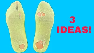 3 IDEAS FROM SOCKS! JUST LOOK AT THIS AMAZING RECYCLING OF OLD SOCKS!
