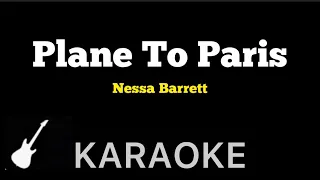 Nessa Barrett - Plane To Paris | Karaoke Guitar Instrumental