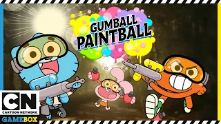 Gumball Gameplay | Gumball Paintball – NEW GAME ALERT! | Cartoon Network GameBox