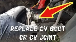 How to replace CV boot or CV joint - VW, Audi, Skoda, Seat