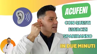 ACUFENI: con questi esercizi SPARIRANNO in due minuti!