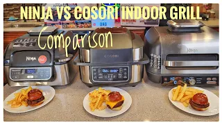 NINJA vs COSORI Indoor Grill Comparison   Ninja IG601, AG301   3 Top Selling Air Fryer Indoor Grills