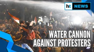 Unnao rape case: Police use water cannons on protesters marching in Delhi