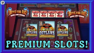 💥 PREMIUM SLOTS! 💥Wild Outlaws, Aladdin's Wonders, Reel Em' Hook Line & Sinker & Zeus Thunder Ways