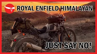 Royal Enfield Himalayan - a BRUTALLY HONEST 4K REVIEW of my own 2021 ABS  Himi & why it disappoints