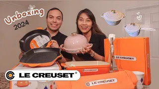 LE CREUSET Cookware Unboxing 2024 | Dutch Oven, Bread Oven, & Cast Iron Skillet