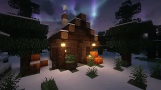 ❄️ 'Tis the Season to Relax ... Minecraft Winter Snowy Cabin Ambience w/ C418 Music [ 4 Hours ]