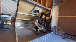 Building the Frame for my DIY Rooftop Wedge Tent | Overland Truck Camper Ep. 5