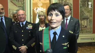 Il Presidente Mattarella ha ricevuto il Capitano Samantha Cristoforetti