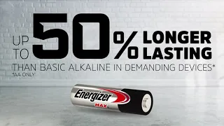 Energizer AA Batteries (48 Count), Double A Max Alkaline Battery