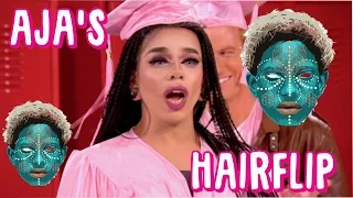 Aja's hair-whips