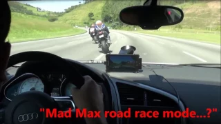 Audi R8 X Kawasaki Ninja ZX10R X Suzuki GSXR1000 [HD]