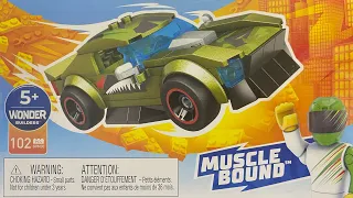 Hot Wheels Muscle Bound Mega Construx 102 pcs 5+ GVM30