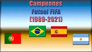 Campeones Copa del Mundo Futsal 1989 2021