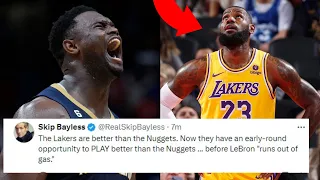 NBA REACT TO LOS ANGELES LAKERS VS NEW ORLEANS PELICANS | LAKERS VS PELICANS REACTIONS