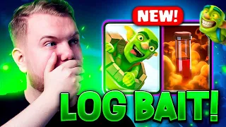 NEW BEST LOG BAIT DECK IS UNSTOPPABLE.. - Clash Royale