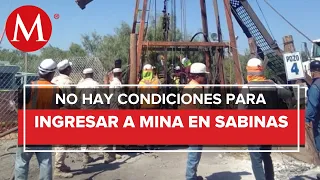 Suspenden labores de buceo en Sabinas por malas condiciones de mina