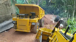 Excavator cat390f, dozer cat d11, cat 797 truck | rc action homemade