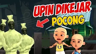 Upin ipin Di kejar Pocong saat malam hari , ipin takut ! GTA Lucu