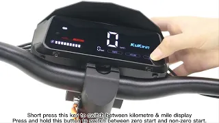KUKIRIN G4 Electric Scooter Instrument's function introduction #kukirin #kukiring4