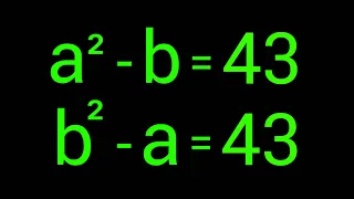 Math Olympiad | How to solve for a and b in this math problem ?