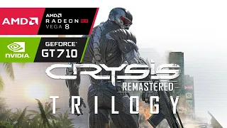 Crysis Remastered Trilogy PC GT 710 | Vega 8 | Ryzen 3 3200G | I3 3220