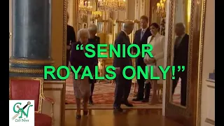 PRINCE CHARLES SAYS "STAND BACK' & WILLIAM TELLS SUSSEX'S "SENIOR MEMBERS ONLY!'