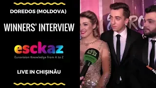 ESCKAZ in Chișinău: DoReDos - Moldova - Winner's interview