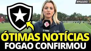 NOTÍCIAS DO BOTAFOGO HOJE - 08/05/2024 - EDIÇÃO DA TARDE