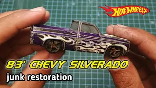 83' CHEVY SILVERADO RESTORATION HOTWHEELS