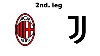 【Semi-Final】AC Milan vs Juventus 2nd. leg