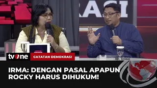 Beda Pendapat Irma Vs Feri soal Kritik Rocky Gerung, Masalah Etika atau Hukum? | tvOne