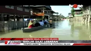 Banjir Disaat Lebaran, Warga Wajo Bersilaturahmi Gunakan Perahu | tvOne