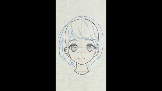 顔の描き方 Easy face #Shorts