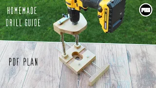 Making a Drill Guide (Mobile Drill Press) / Drill Straight Hole Jig