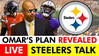 Steelers Talk LIVE: Omar Khan’s Super Bowl Draft Plan Revealed + Top 30 Draft Visit Tracker