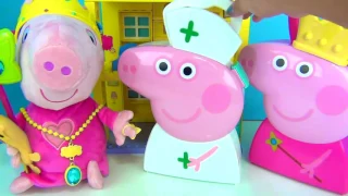 PEPPA PIG CARRY CASE✿ Nurse Medic Princess✿ Magical PLUSH Toy Surprises✿ Shopkins✿New toy